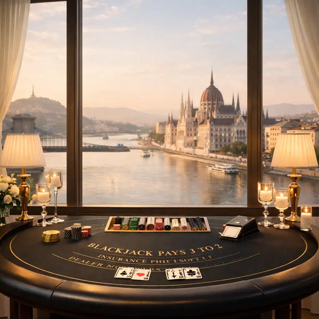 Magyarországi helyszínek térképes hangulatképe Vilorent blackjack eseményekhez